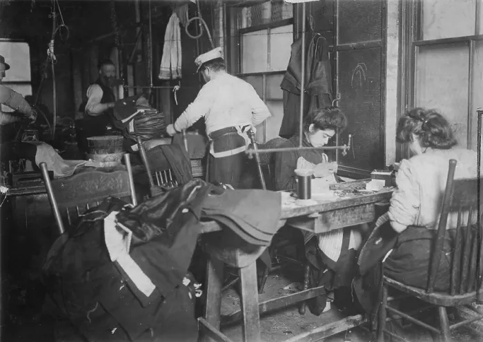 Framed Print : A group of sweatshop workers, Mr. Silberman, 30 Suffolk Street, Photo taken after 3 P.M. New York, photograph by Lewis Wickes Hine, February 21, 1908 Framed Print : A group of sweatshop workers, Mr. Silberman, 30 Suffolk Street, Photo taken after 3 P.M. New York, photograph by Lewis Wickes Hine, February 21, 1908