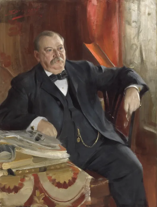 Framed Print : Grover Cleveland was the 22nd and 24th President of the United States, serving nonconsecutive from 1885 to 1889 and 1893 to 1897 Framed Print : Grover Cleveland was the 22nd and 24th President of the United States, serving nonconsecutive from 1885 to 1889 and 1893 to 1897