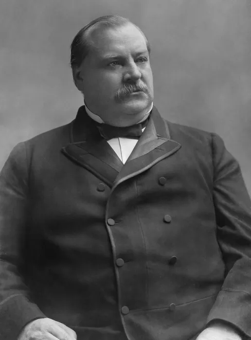 Framed Print : Grover Cleveland, 22nd US President, c. 1885