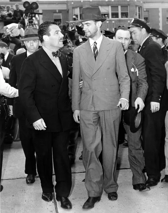 Framed Print : Grover Whalen takes Howard Hughes in tow at Floyd Bennett Field, NYC after his round the world flight aboard World's Fair 39. Mr. Whalen is head of the Fair. 7 / 14 / 38 Framed Print : Grover Whalen takes Howard Hughes in tow at Floyd Bennett Field, NYC after his round the world flight aboard World's Fair 39. Mr. Whalen is head of the Fair. 7 / 14 / 38