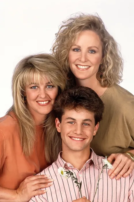 Framed Print : GROWING PAINS, From left: Barbara Cameron, Kirk Cameron, Joanna Kerns (1990), 1985-1992 Framed Print : GROWING PAINS, From left: Barbara Cameron, Kirk Cameron, Joanna Kerns (1990), 1985-1992