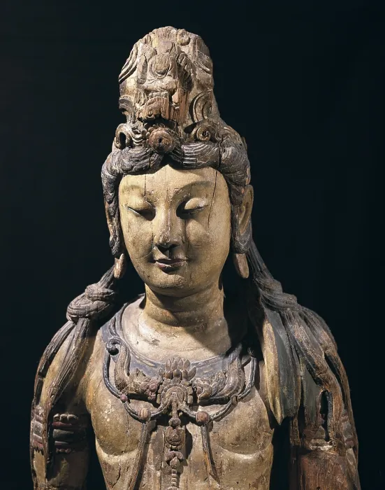 Framed Print : Guan Yin. 10th c. - 13th c. Bodhisattva of compassion. Chinese art. Song period. Sculpture on wood. FRANCE. Paris. Guimet Museum Framed Print : Guan Yin. 10th c. - 13th c. Bodhisattva of compassion. Chinese art. Song period. Sculpture on wood. FRANCE. Paris. Guimet Museum