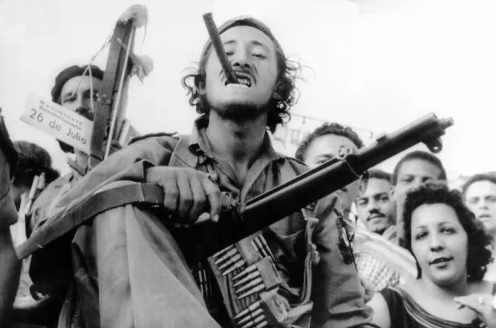 Framed Print : Guerrilla soldier enters Havana with Castro's victorious rebel forces on Jan. 8, 1959. (CSU_ALPHA_1616) CSU Archives / Everett Collection