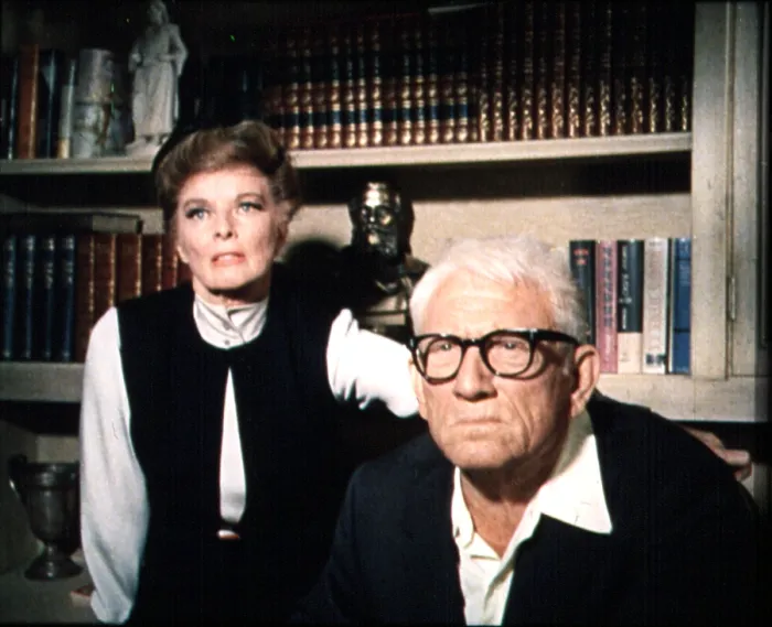 Framed Print : GUESS WHO'S COMING TO DINNER, Katharine Hepburn, Spencer Tracy, 1967