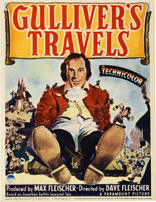 Framed Print : GULLIVER'S TRAVELS, midget window card, 1939 Framed Print : GULLIVER'S TRAVELS, midget window card, 1939