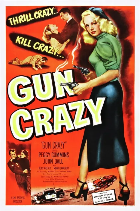 Framed Print : GUN CRAZY, Peggy Cummins, John Dall, 1949 Framed Print : GUN CRAZY, Peggy Cummins, John Dall, 1949