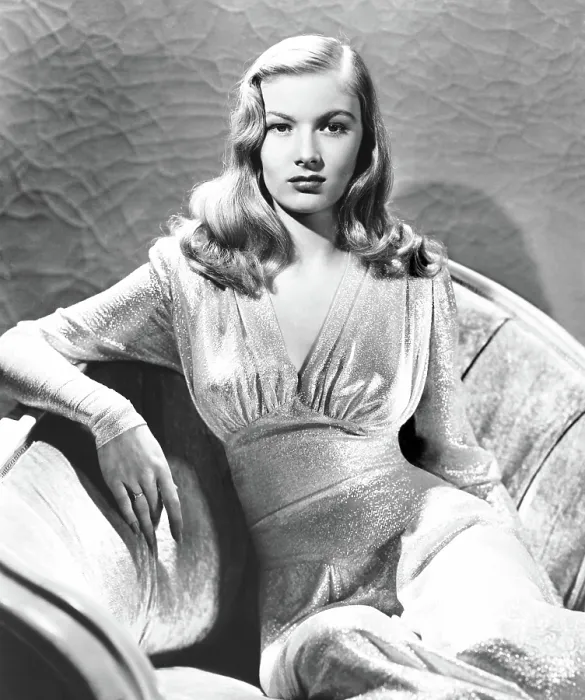 Framed Print : THIS GUN FOR HIRE, Veronica Lake, in a gown by Edith Head, 1942