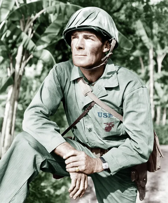 Framed Print : GUNG HO!, Randolph Scott, 1943
