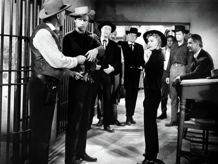 Framed Print : FORTY GUNS, Dean Jagger, John Ericson, Barry Sullivan, Gene Barry, Barbara Stanwyck, 1957, TM and Copyright (c) 20th Century-Fox Film Corp. All Rights Reserved Framed Print : FORTY GUNS, Dean Jagger, John Ericson, Barry Sullivan, Gene Barry, Barbara Stanwyck, 1957, TM and Copyright (c) 20th Century-Fox Film Corp. All Rights Reserved