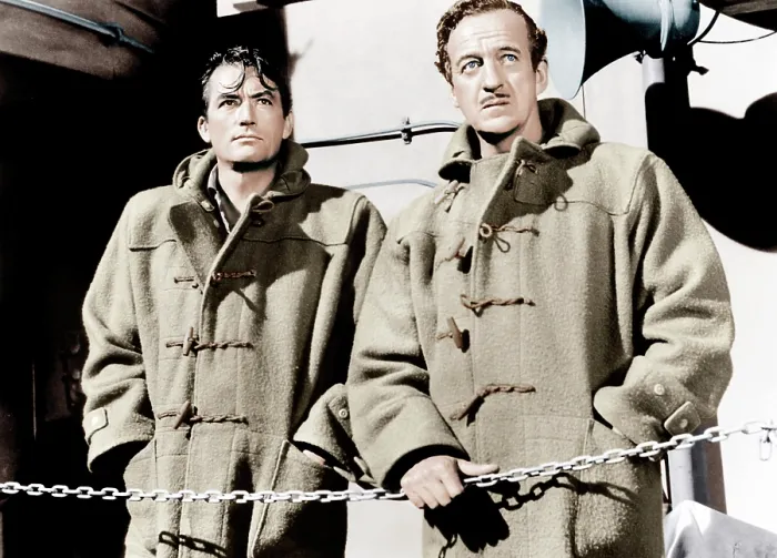 Framed Print : THE GUNS OF NAVARONE, from left: Gregory Peck, David Niven, 1961 Framed Print : THE GUNS OF NAVARONE, from left: Gregory Peck, David Niven, 1961