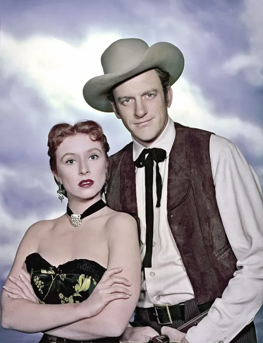 Framed Print : GUNSMOKE, from left: Amanda Blake, James Arness, 1955-1975 Framed Print : GUNSMOKE, from left: Amanda Blake, James Arness, 1955-1975