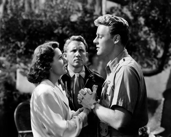 Framed Print : A GUY NAMED JOE, from left, Irene Dunne, Spencer Tracy, Van Johnson, 1943 Framed Print : A GUY NAMED JOE, from left, Irene Dunne, Spencer Tracy, Van Johnson, 1943