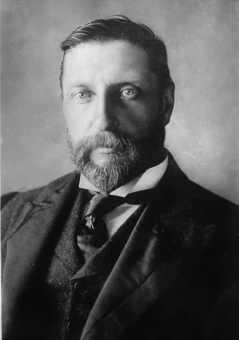 Framed Print : H. Rider Haggard (1856-1925) English novelist of adventure stories, best known for 'King Solomon's Mines' and 'She'. Ca. 1920