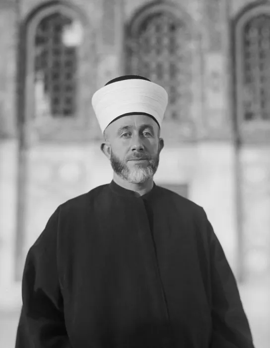 Framed Print : Hajj Amin Al Husseini, the most powerful Arab nationalist in Mandatory Palestine in 1929 Framed Print : Hajj Amin Al Husseini, the most powerful Arab nationalist in Mandatory Palestine in 1929