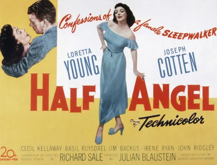 Framed Print : HALF ANGEL, Joseph Cotten, Loretta Young, 1951, TM and copyright 20th Century-Fox Film Corp. All Rights Reserved  /  Courtesy: Everett Collection