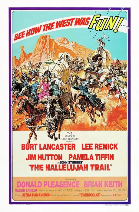 Framed Print : THE HALLELUJAH TRAIL, US poster art, 1965 Framed Print : THE HALLELUJAH TRAIL, US poster art, 1965