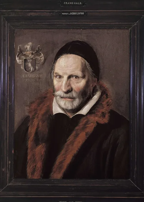Framed Print : HALS, Frans (1580-1666). Portrait of Jacobus Hendricksz Zaffius. 1611 - 1615. Baroque art. NETHERLANDS. Haarlem. Frans Hals Museum. AISA / Everett Collection**US SALES ONLY**