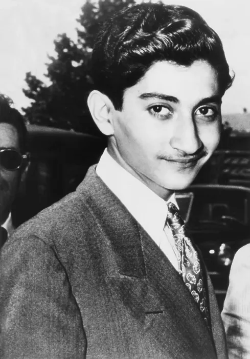 Framed Print : Hamid Riza Pahlavi, 15 year old half-brother of the Shah of Iran, in New York on July 2, 1947. He was escaping school by hopping a Paris bound plane at LaGuardia Airport