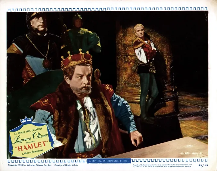 Framed Print : HAMLET, from left, Basil Sydney, Laurence Olivier, 1948 Framed Print : HAMLET, from left, Basil Sydney, Laurence Olivier, 1948