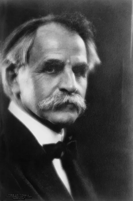 Framed Print : Hamlin Garland (1860-1940), American Mid-western author, wrote about pioneer life. 1919