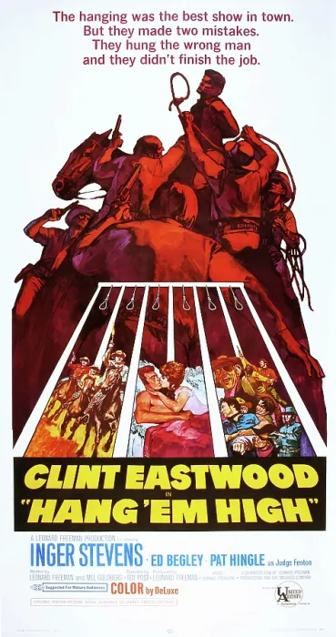Framed Print : HANG EM HIGH, Clint Eastwood, 1968