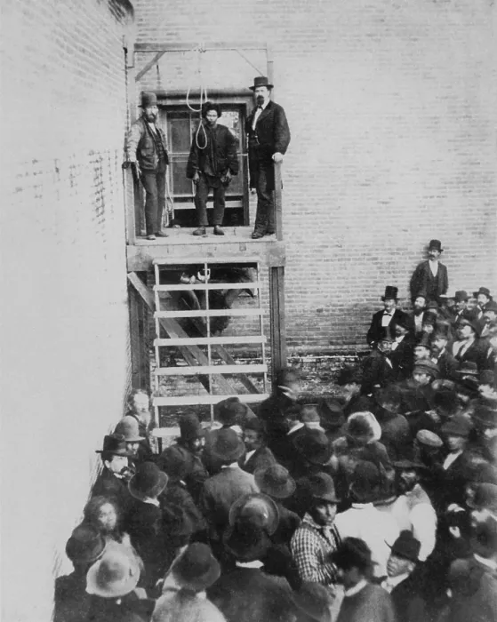 Framed Print : Hanging of Ah Ben, in Marysville, California on March 14, 1879. He was convicted of the murder of John McDaniel, owner of Marysville Race Track on Nov. 30, 1878. Sheriff Hank L Framed Print : Hanging of Ah Ben, in Marysville, California on March 14, 1879. He was convicted of the murder of John McDaniel, owner of Marysville Race Track on Nov. 30, 1878. Sheriff Hank L