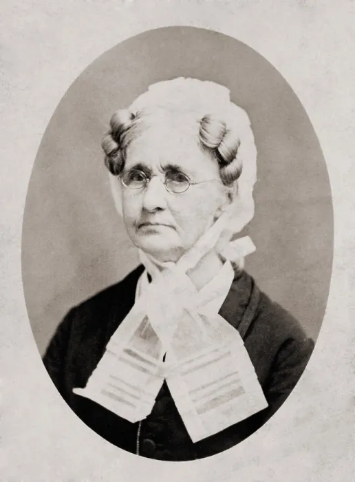 Framed Print : Hannah Simpson Grant (1798-1883), mother of Civil War general and President Ulysses S. Grant. Ca. 1865