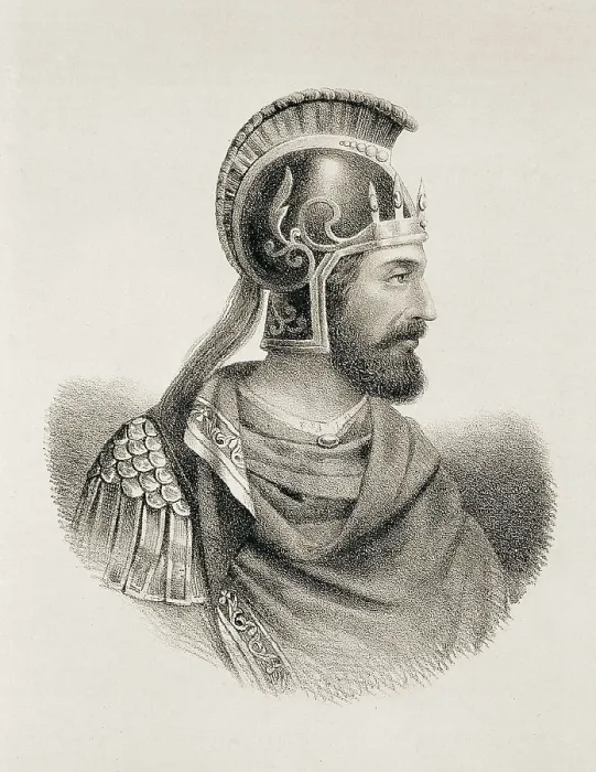 Framed Print : HANNIBAL (247-183 BC). Litography. SPAIN. Madrid. National Library. AISA / Everett Collection**US SALES ONLY** Framed Print : HANNIBAL (247-183 BC). Litography. SPAIN. Madrid. National Library. AISA / Everett Collection**US SALES ONLY**