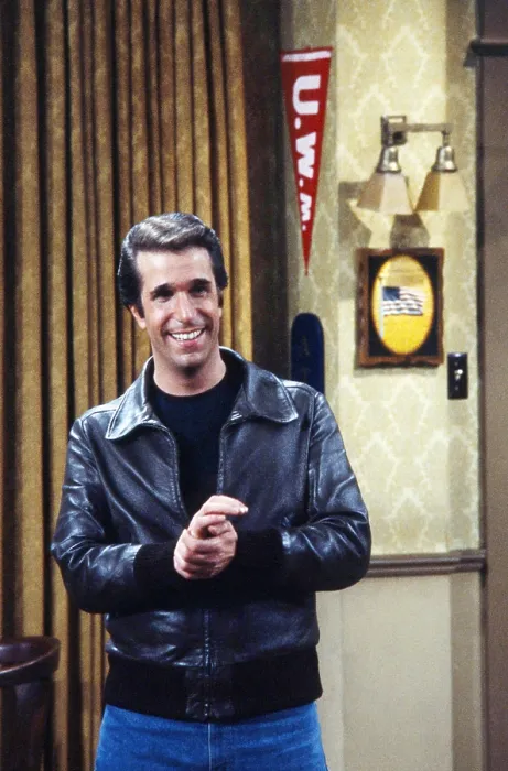 Framed Print : HAPPY DAYS, Henry Winkler, 1974-84 Framed Print : HAPPY DAYS, Henry Winkler, 1974-84
