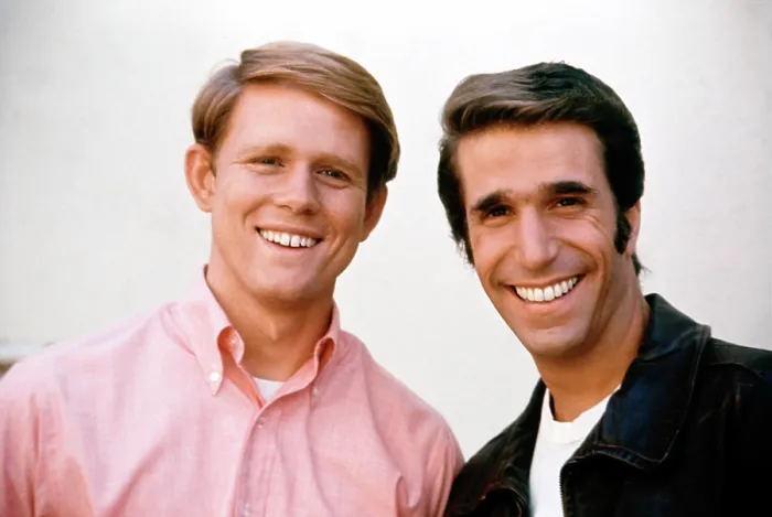 Framed Print : HAPPY DAYS, Henry Winkler, Ron Howard, television, 1974-1984