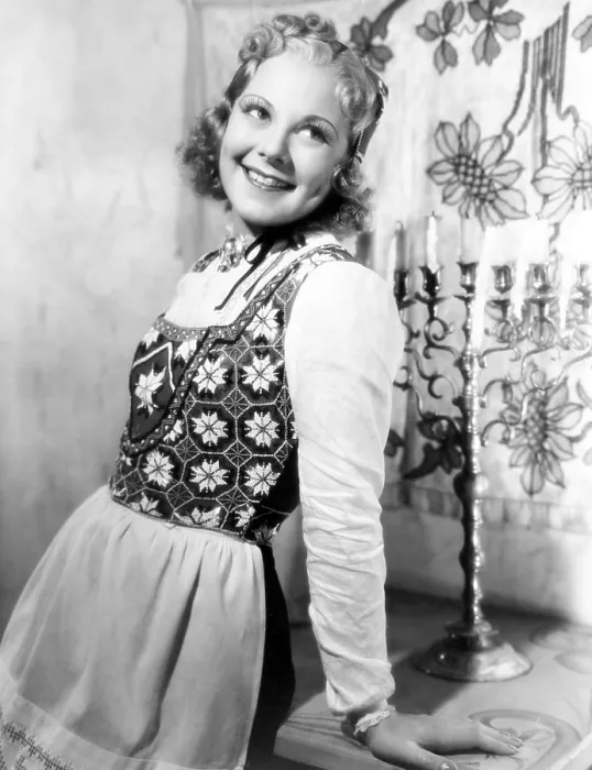 Framed Print : HAPPY LANDING, Sonja Henie, 1938, TM and copyright 20th Century Fox Film Corp. All rights reserved / Courtesy: Everett Collection Framed Print : HAPPY LANDING, Sonja Henie, 1938, TM and copyright 20th Century Fox Film Corp. All rights reserved / Courtesy: Everett Collection