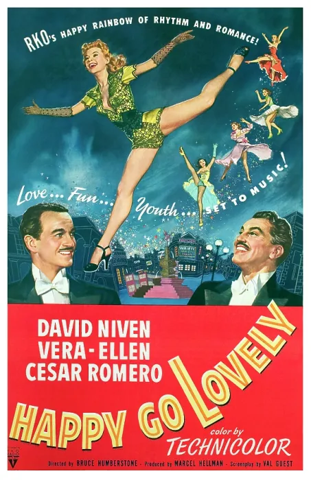 Framed Print : HAPPY GO LOVELY, David Niven, Vera-Ellen, Cesar Romero, 1951 Framed Print : HAPPY GO LOVELY, David Niven, Vera-Ellen, Cesar Romero, 1951