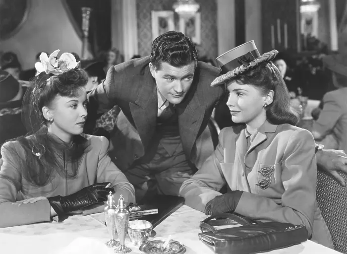 Framed Print : THE HARD WAY, from left: Ida Lupino, Dennis Morgan, Joan Leslie, 1943 Framed Print : THE HARD WAY, from left: Ida Lupino, Dennis Morgan, Joan Leslie, 1943