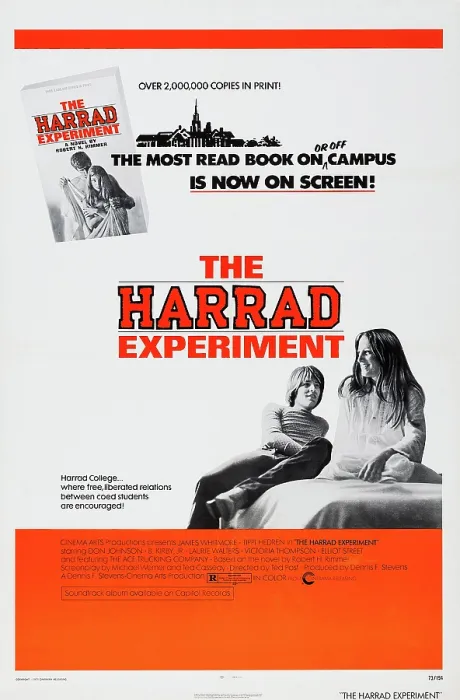 Framed Print : THE HARRAD EXPERIMENT, US poster, from left: Don Johnson, Laurie Walters, 1973 Framed Print : THE HARRAD EXPERIMENT, US poster, from left: Don Johnson, Laurie Walters, 1973