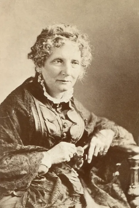 Framed Print : Harriet Beecher Stowe in 1876. The author of UNCLE TOMS CABIN, 1852, came from the religious and abolitionist family of patriarch Lyman Beecher (BSLOC_2018_4_41) Framed Print : Harriet Beecher Stowe in 1876. The author of UNCLE TOMS CABIN, 1852, came from the religious and abolitionist family of patriarch Lyman Beecher (BSLOC_2018_4_41)