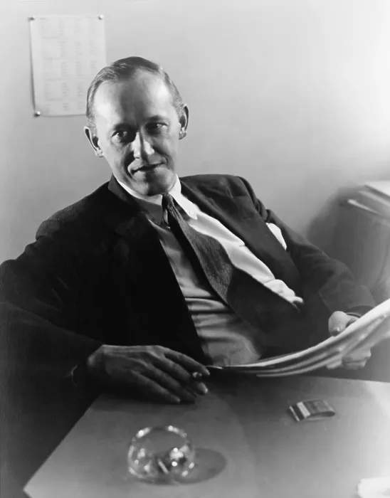 Framed Print : Harry L. Hopkins (1890-1946), political advisor and confident to Franklin Roosevelt, was so close to FDR that he lived in the White House. Ca. 1940
