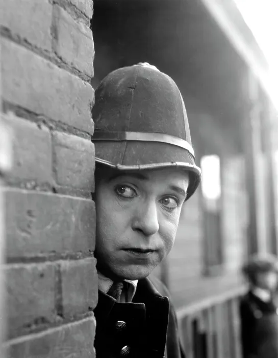 Framed Print : Harry Langdon in mid 1920s Mack Sennett film