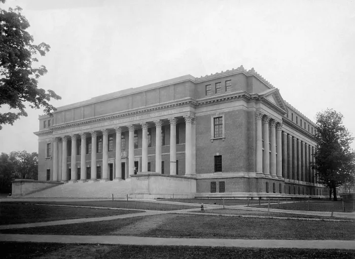 Framed Print : Harvard University, The Widener Library, located at Harvard Yard, Massachusetts, c. 1920's.. Courtesy: CSU Archives  /  Everett Collection