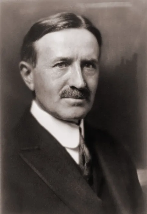 Framed Print : Harvey Firestone (1868-1938), founded the Firestone Tire and Rubber Company. 1915 portrait by Pirie MacDonald