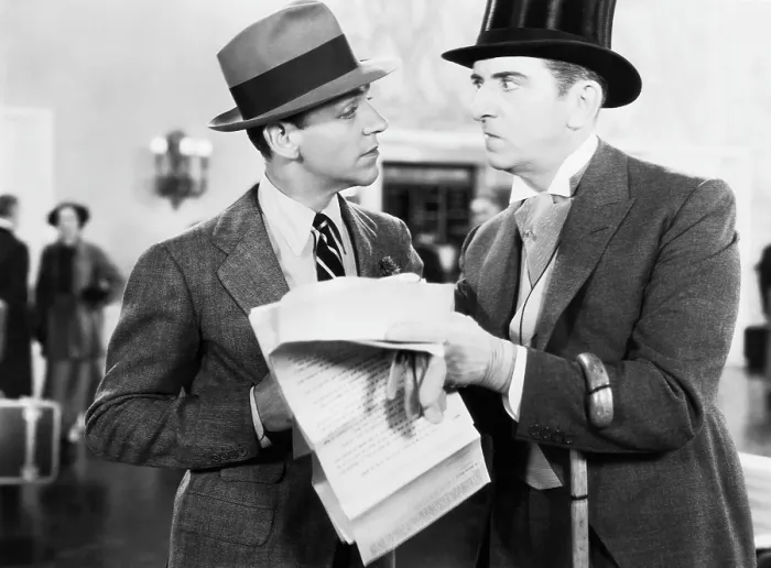 Framed Print : TOP HAT, Fred Astaire, Edward Everett Horton, 1935