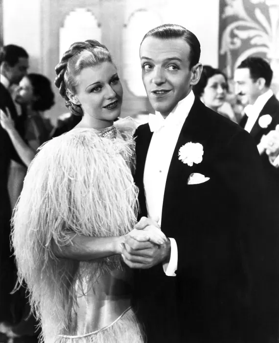 Framed Print : TOP HAT, Ginger Rogers, Fred Astaire, 1935
