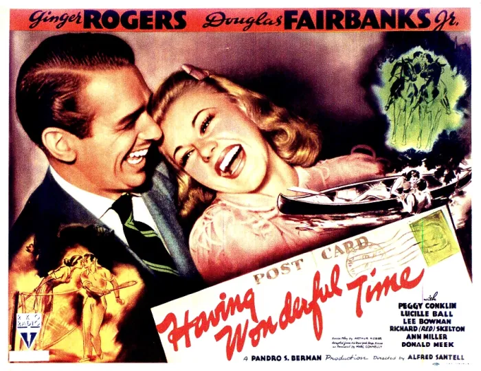 Framed Print : HAVING WONDERFUL TIME, from left: Douglas Fairbanks Jr. Ginger Rogers, 1938 Framed Print : HAVING WONDERFUL TIME, from left: Douglas Fairbanks Jr. Ginger Rogers, 1938