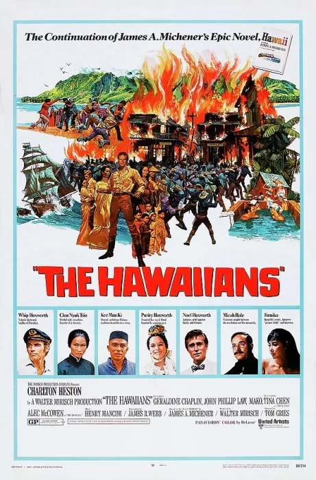 Framed Print : THE HAWAIIANS, US poster art, bottom from left: Charlton Heston, Tina Chen, Mako, Geraldine Chaplin, John Phillip Law, Alec McCowen, Miko Mayama, 1970 Framed Print : THE HAWAIIANS, US poster art, bottom from left: Charlton Heston, Tina Chen, Mako, Geraldine Chaplin, John Phillip Law, Alec McCowen, Miko Mayama, 1970