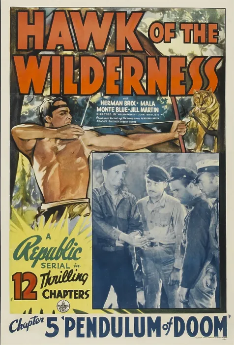 Framed Print : HAWK OF THE WILDERNESS, Chapter 5: Pendulum of Doom, 1938