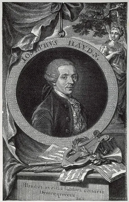 Framed Print : Haydn, Joseph (1732-1809). Engraving. AISA / Everett Collection**US SALES ONLY**