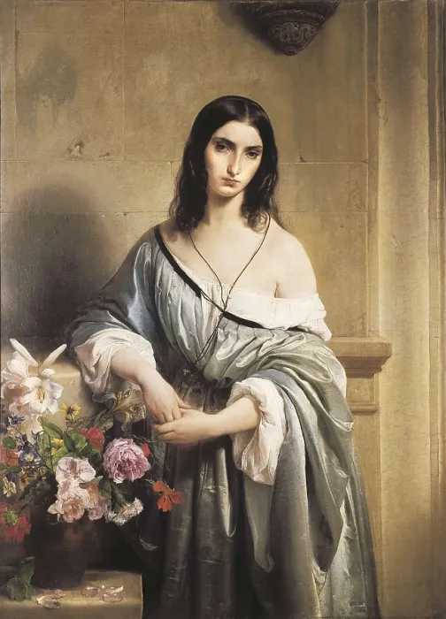 Framed Print : HAYEZ, Francesco (1791-1882). Melancholic Thoughts. 1842. Romanticism. Oil on canvas. ITALY. Milan. Pinacotheca of Brera. AISA / Everett Collection**US SALES ONLY** Framed Print : HAYEZ, Francesco (1791-1882). Melancholic Thoughts. 1842. Romanticism. Oil on canvas. ITALY. Milan. Pinacotheca of Brera. AISA / Everett Collection**US SALES ONLY**