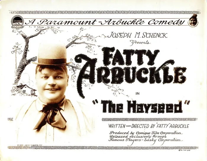 Framed Print : THE HAYSEED, titlecard, Roscoe Fatty Arbuckle, 1919