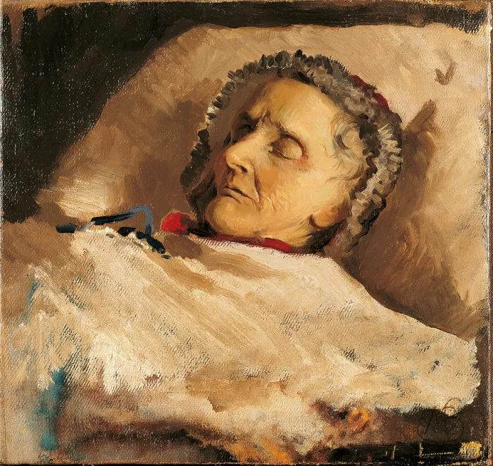 Framed Print : Head of a Dead Lady, by Mos Bianchi, 19th Century, oil on canvas, cm 35, 5 x 36, 4 - Italy, Lombardy, Milan, Banca Popolare di Milano Art Collection. All Framed Print : Head of a Dead Lady, by Mos Bianchi, 19th Century, oil on canvas, cm 35, 5 x 36, 4 - Italy, Lombardy, Milan, Banca Popolare di Milano Art Collection. All
