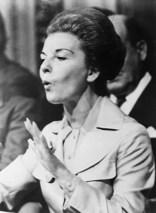 Framed Print : Head of State, Isabel Peron speaks at a trade union meeting, April 4, 1975