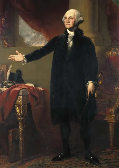 Framed Print : HEALY, George (1813-1894). George Washington. 1843. Oil on canvas. FRANCE. Versailles. National Museum of Versailles. AISA / Everett Collection**US SALES ONLY**